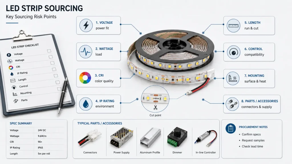 LED Strip Specification Risk Map for Import Orders