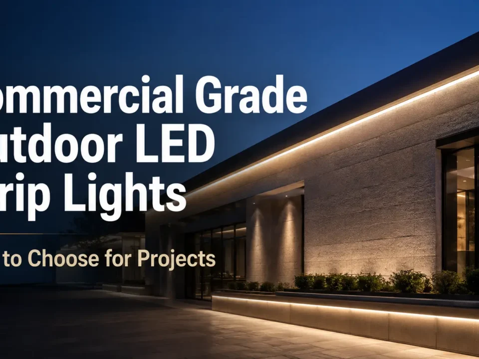 Commercial Grade Outdoor LED Strip Lights: How to Choose for Projects