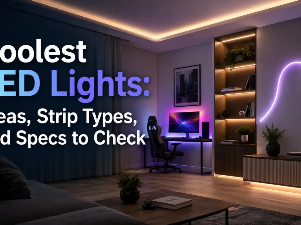 Coolest LED Lights: Ideas, Strip Types, and Specs to Check