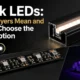 Black LEDs Meaning, Options, and Buyer Selection Guide