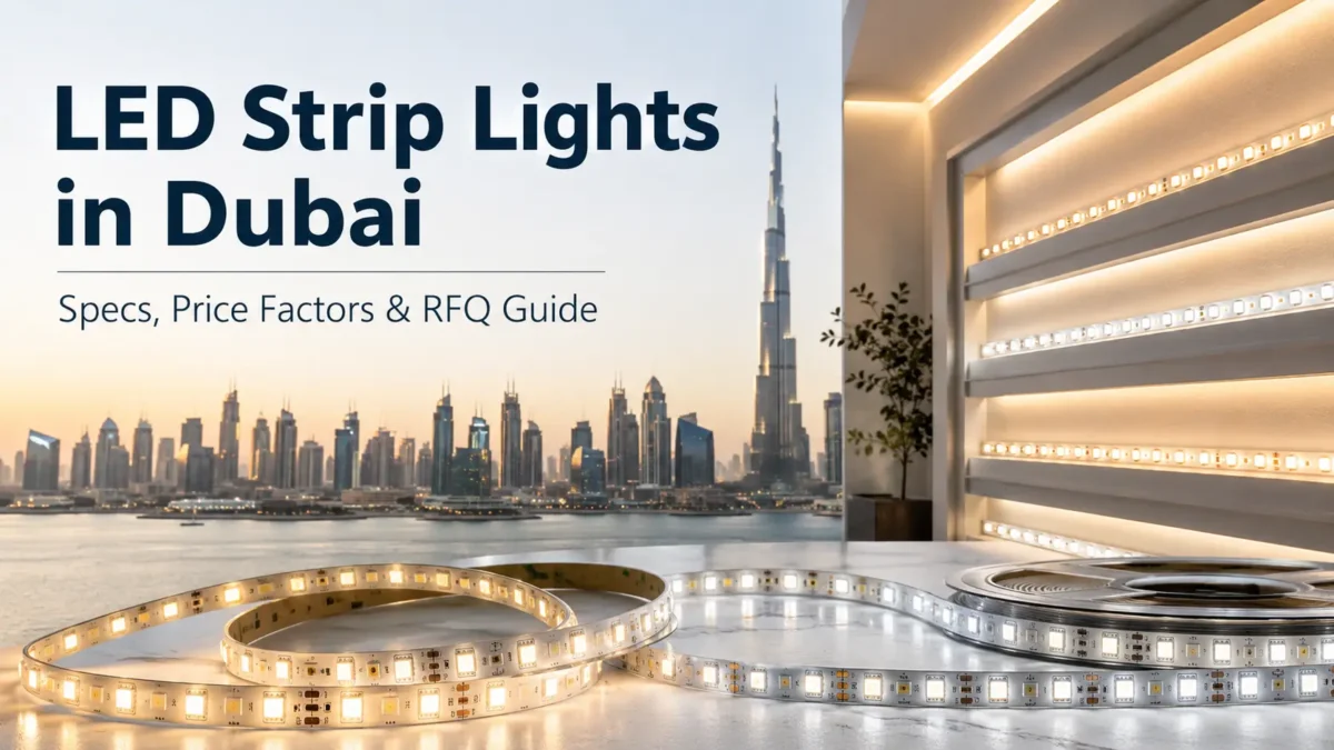 LED Strip Lights in Dubai: How to Choose Specs, Suppliers, and RFQ Details