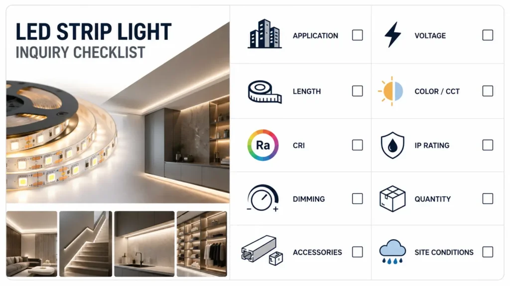 LED Strip RFQ Checklist