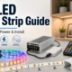 Learn how to plan a DIY LED light strip project. Choose strip type, voltage, power supply, controller, diffuser, mounting, and supplier specs.
