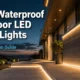 Choose waterproof outdoor LED strip lights by IP rating, water contact, voltage, run length, project fit, setup checks, and RFQ needs.