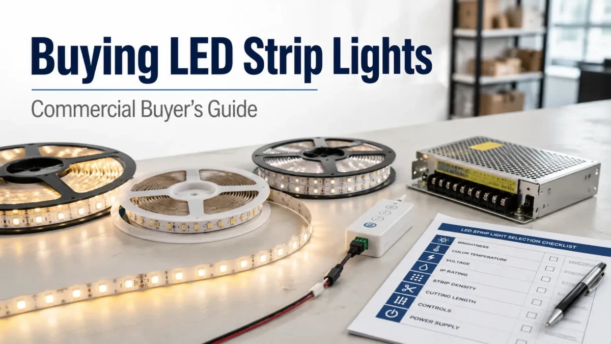 Buying LED Strip Lights: A Commercial Buyer’s Guide to Choosing the Right Strip