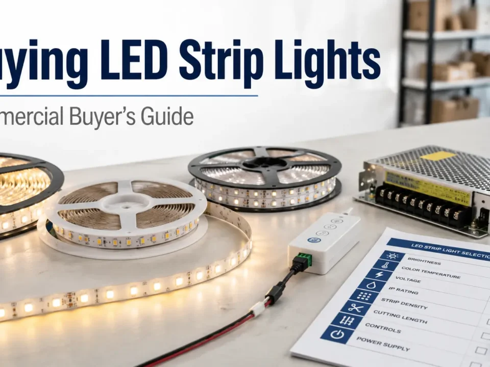 Buying LED Strip Lights: A Commercial Buyer’s Guide to Choosing the Right Strip