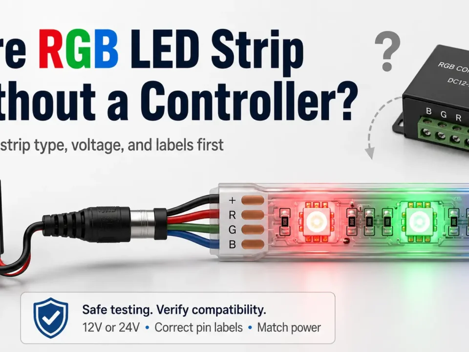 How to Wire an RGB LED Strip Without a Controller