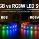 RGB vs RGBW LED Strip: How to Choose for Color, White Light, and Control