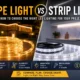 Compare rope lights and LED strip lights by structure, brightness, installation, application fit, power setup, and RFQ requirements so you can choose the right option for your project.