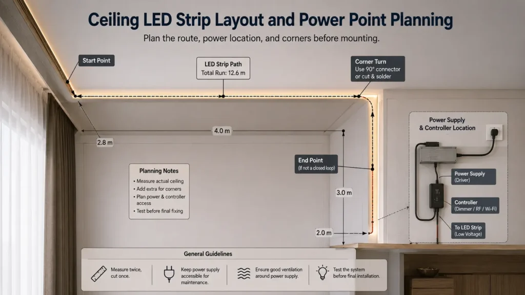 Ceiling LED Strip Project RFQ Checklist