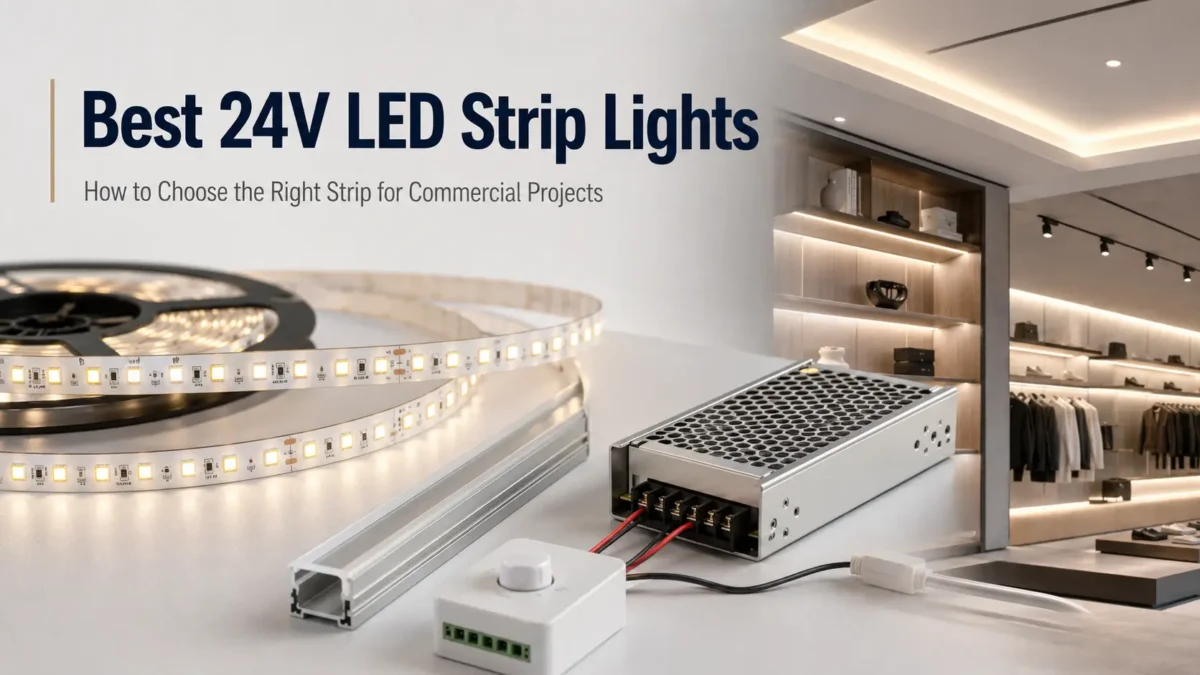 Best 24V LED Strip Lights: How to Choose the Right Strip for Commercial Projects