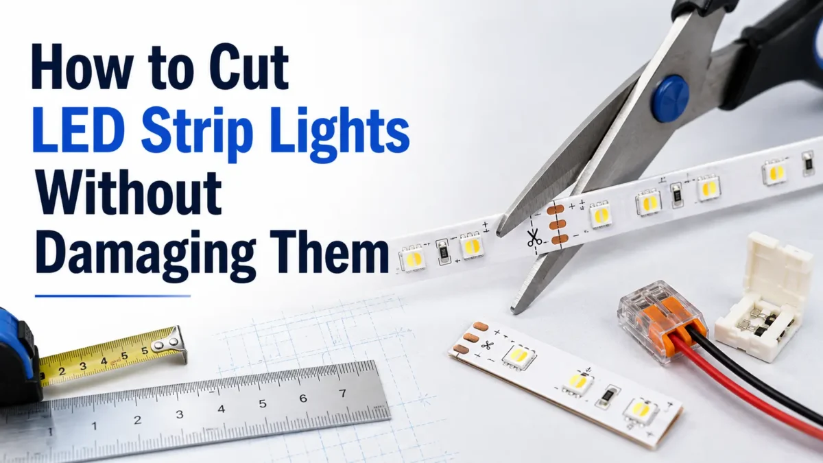 How to Cut LED Strip Lights Without Damaging Them