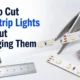 How to Cut LED Strip Lights Without Damaging Them