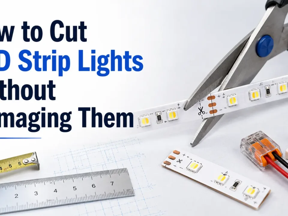 How to Cut LED Strip Lights Without Damaging Them