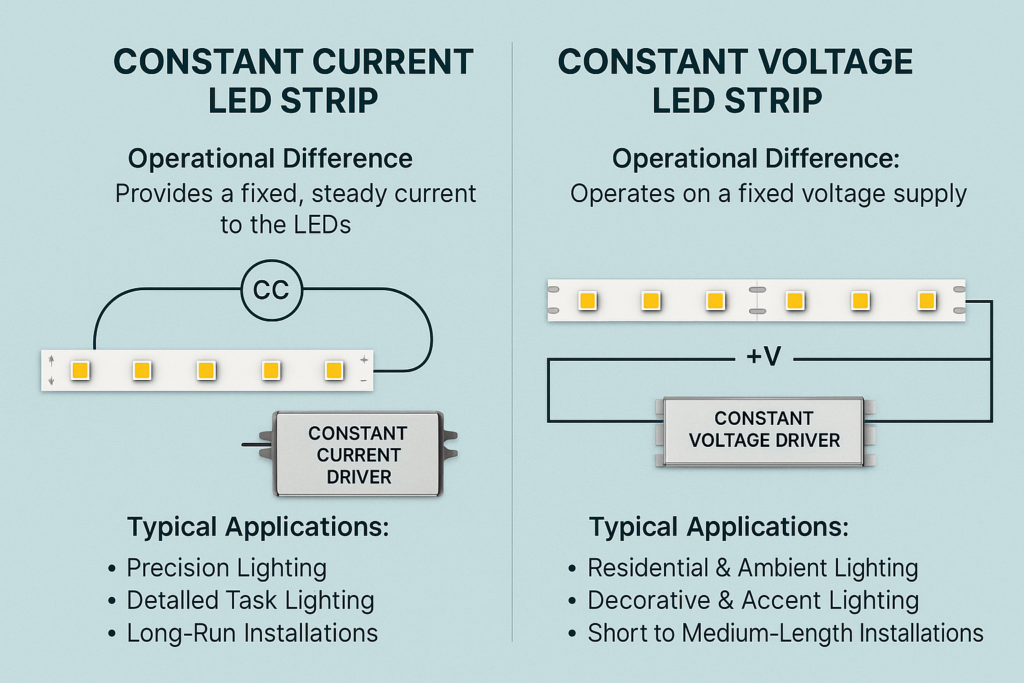 Constant Current vs Constant Voltage LED Strip: Your Guide to Choosing ...