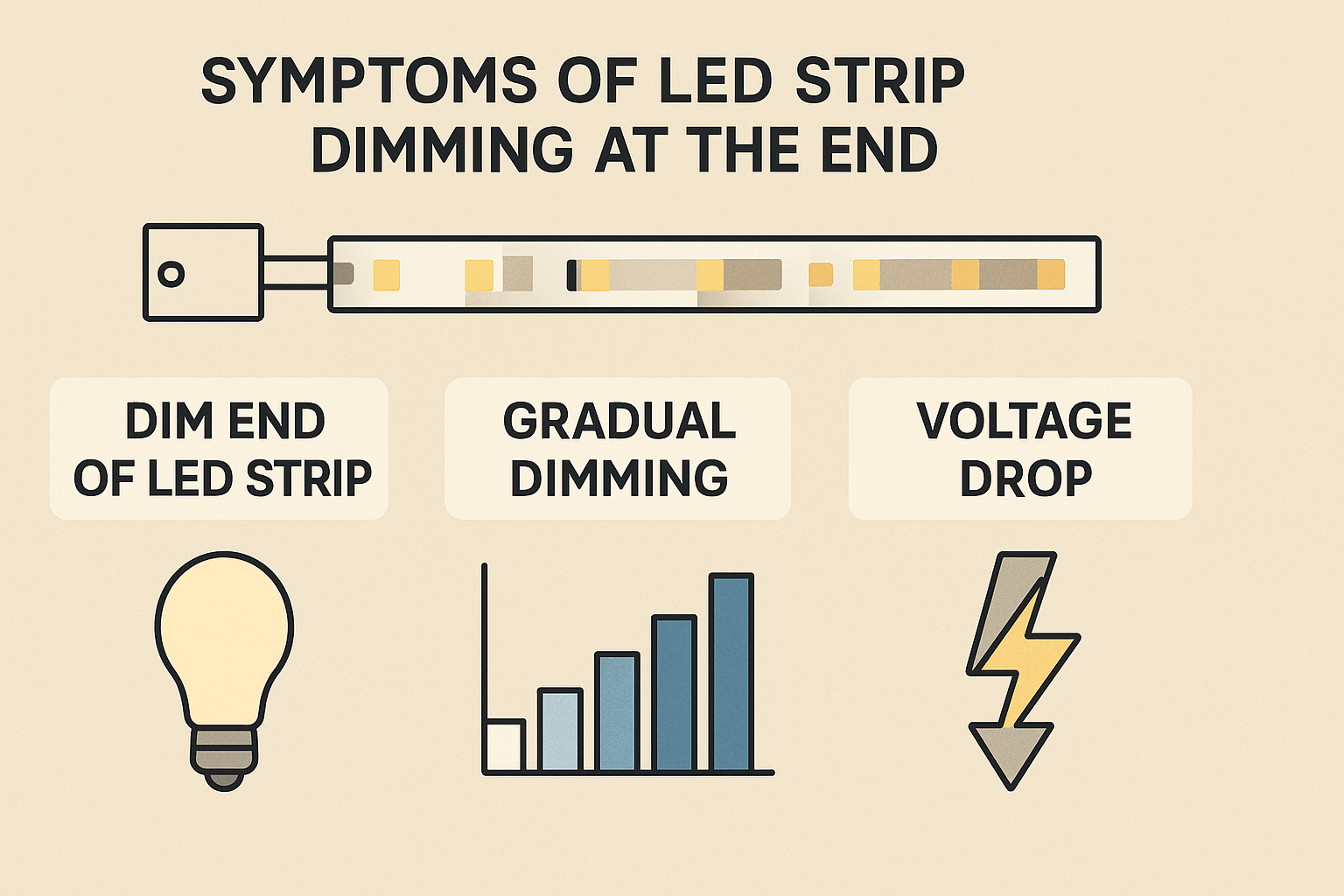 LED Strip Lights Dim at End: Clear Guide to Fixing Voltage Drop