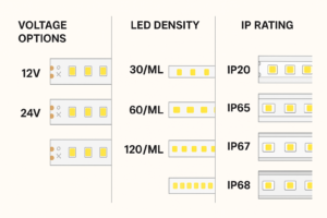 Types of LED Strip Lights – How to Choose for Your Project