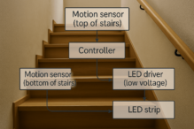 LED Strip Staircase Lighting Ideas – Design, Power & Safety Guide