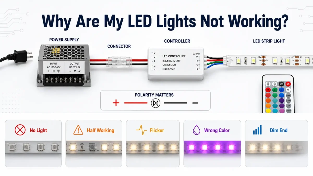 Why Are My LED Lights Not Working